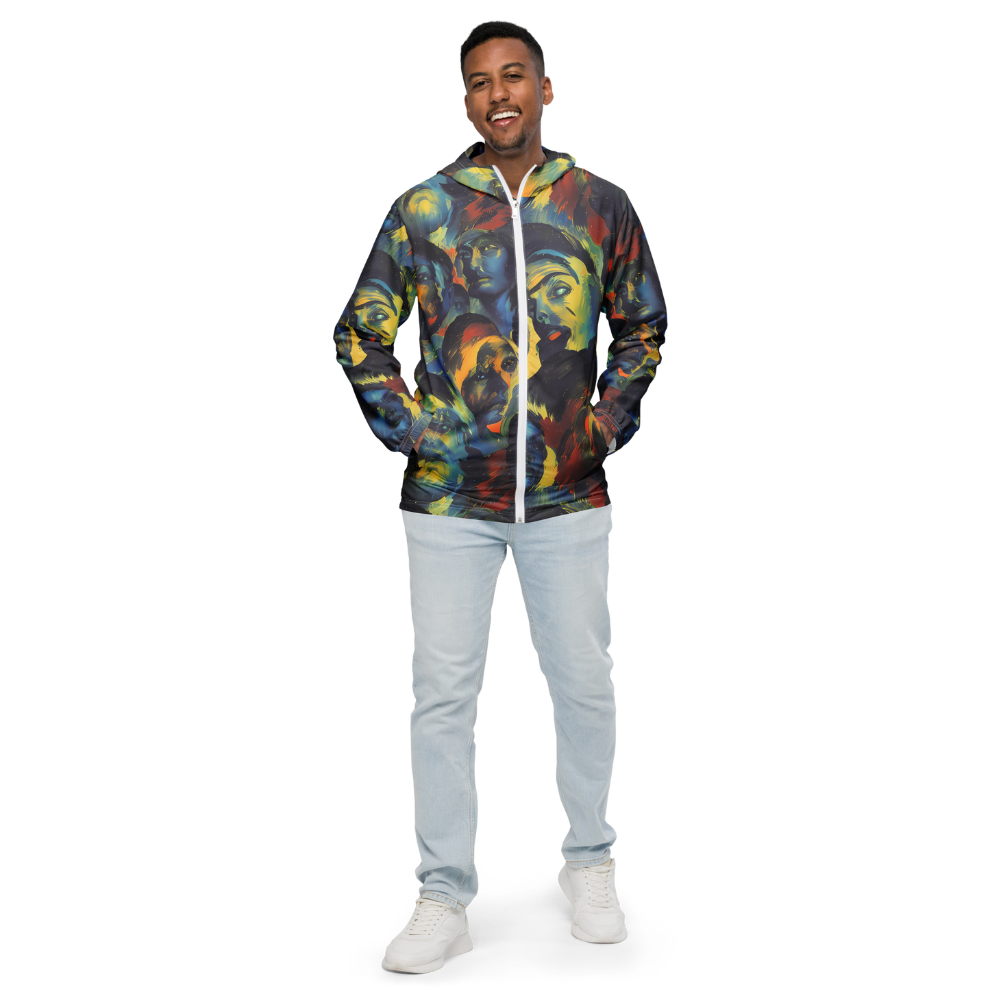 Men's Windbreaker - Vivid Visage