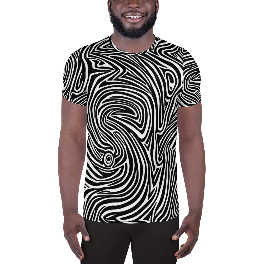 Men's Athletic T-Shirt - Vortex Veins