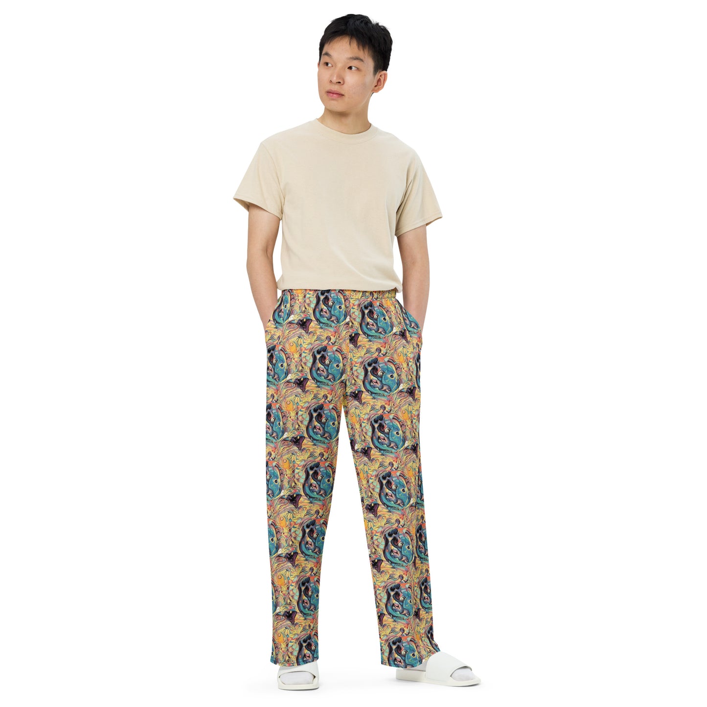 Wide-Leg Pants - Harmonic Dream