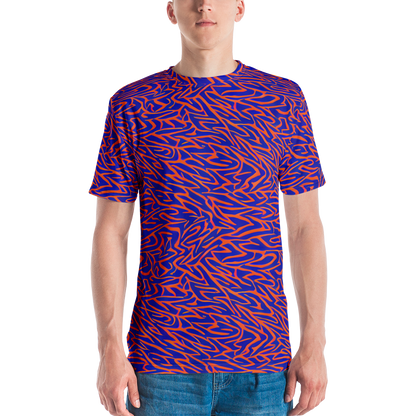 Men's Crew Neck T-Shirt - Sapphire Swirl