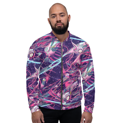 Bomber Jacket - Neo-Tokyo Twirl