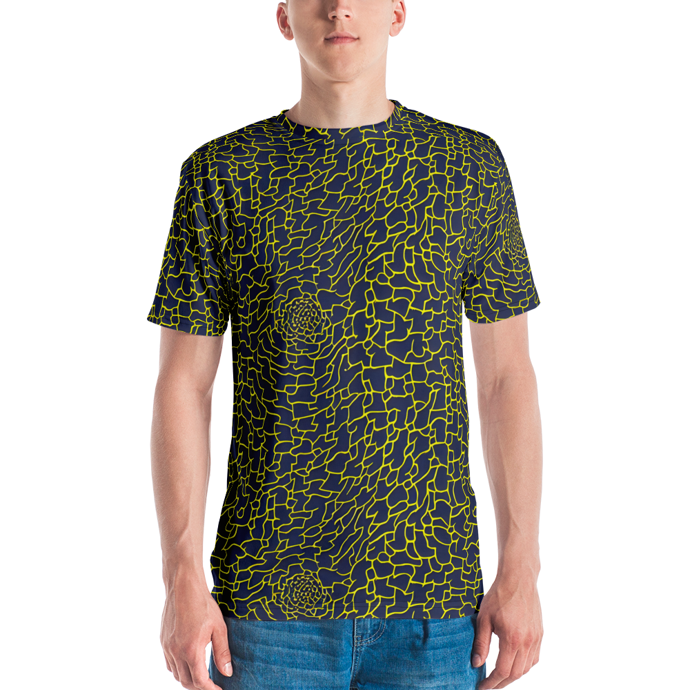 Men's Crew Neck T-Shirt - Nightshade Maze