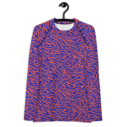 Women's Rash Guard - Sapphire Swirl