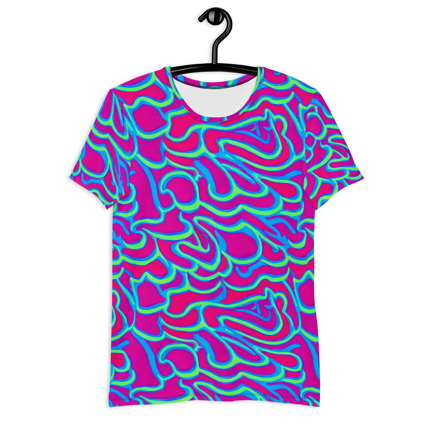 Men's Athletic T-Shirt - Aquatic Ember