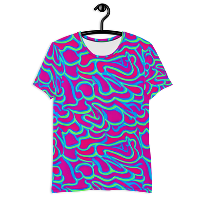 Men's Athletic T-Shirt - Aquatic Ember