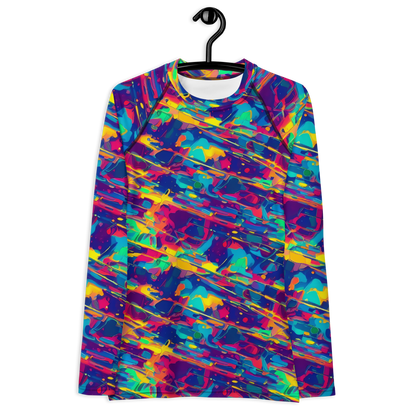 Women's Rash Guard - Spectrum Streaks