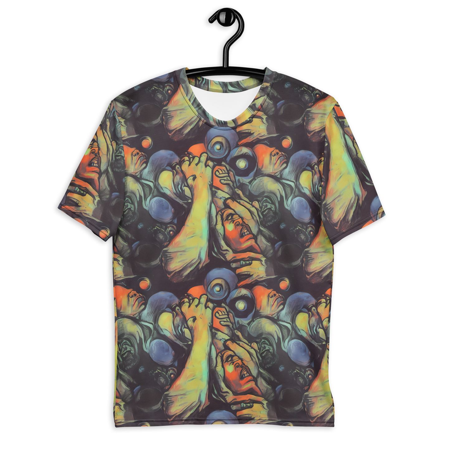 Men's Crew Neck T-Shirt - Cosmic Scream