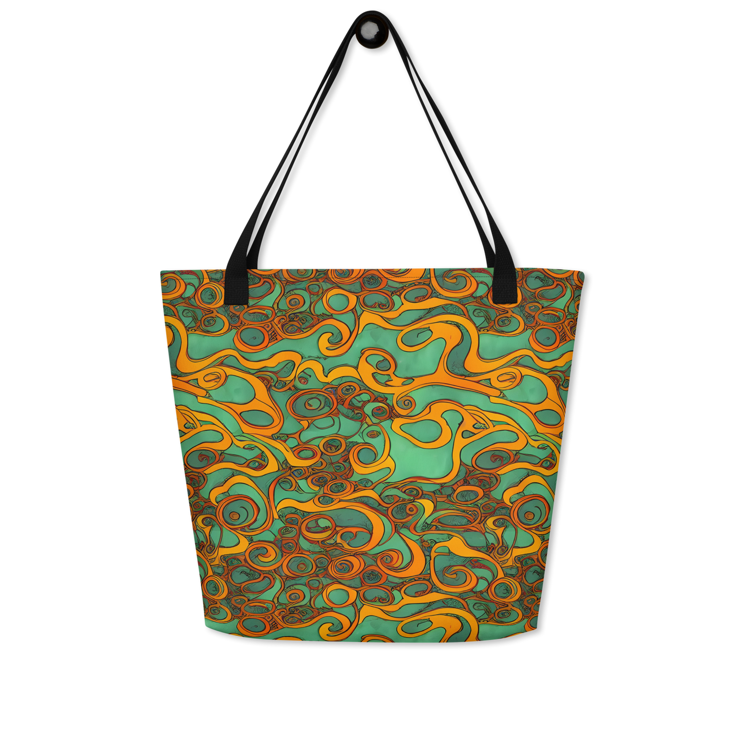 Large Tote Bag w/ Pocket - Nebula Nodes