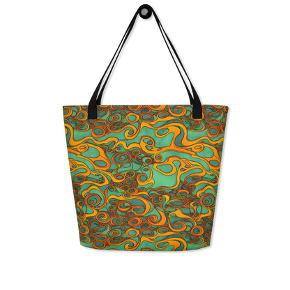 Large Tote Bag w/ Pocket - Nebula Nodes