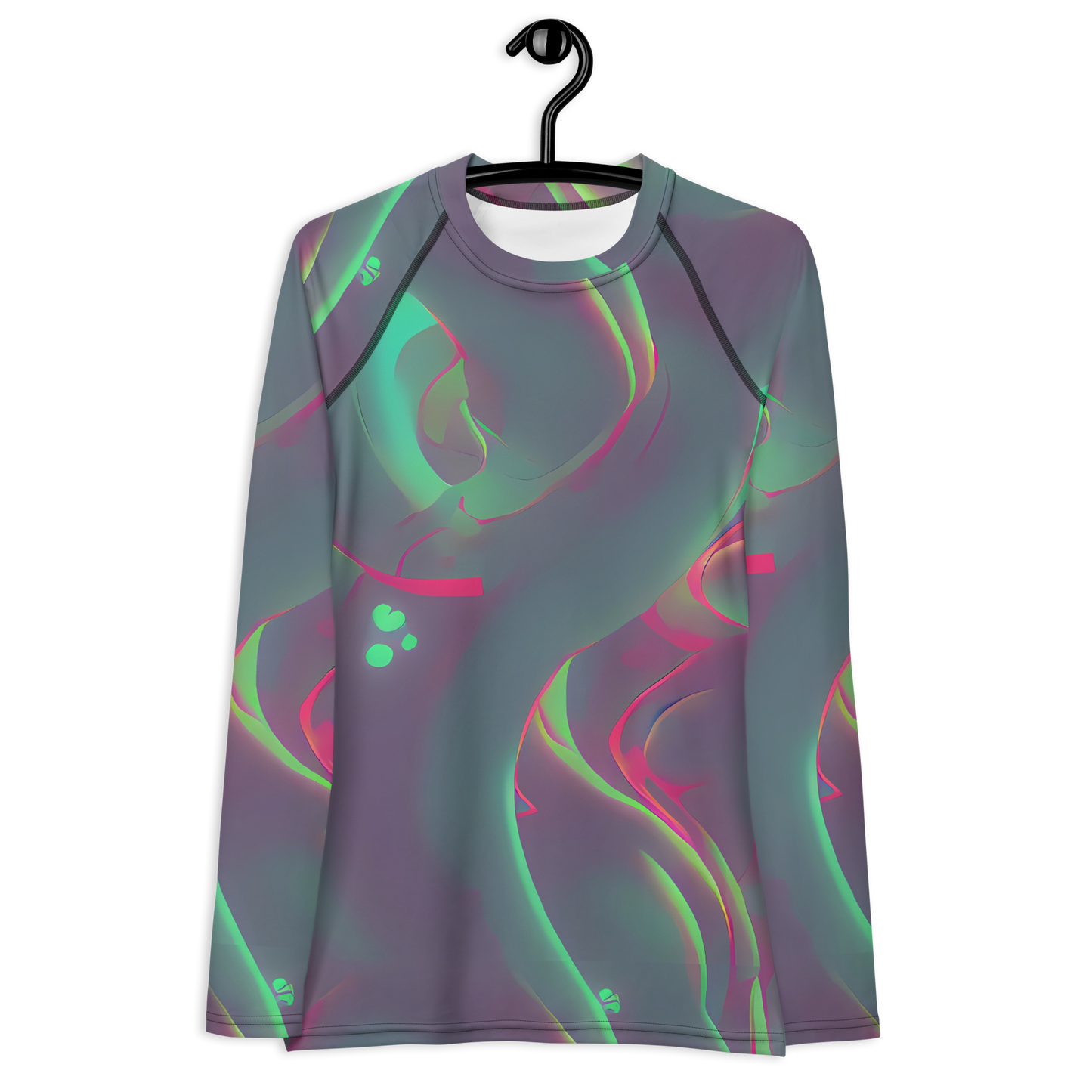 Women's Rash Guard - Neon Whisper