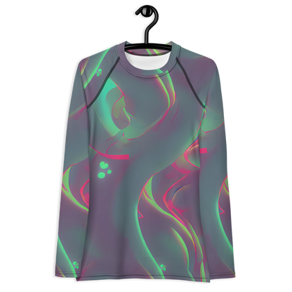 Women's Rash Guard - Neon Whisper