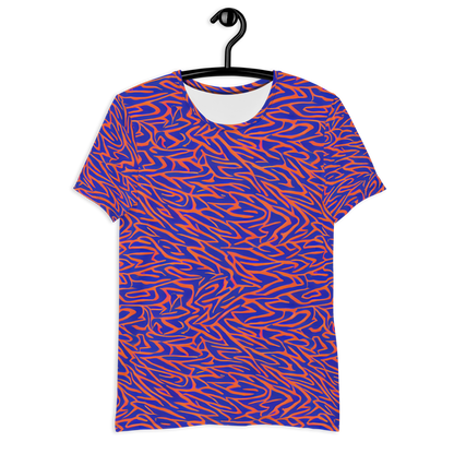 Men's Athletic T-Shirt - Sapphire Swirl