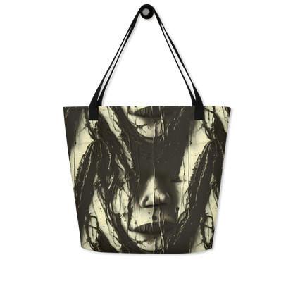 Large Tote Bag w/ Pocket - Eclipse Veil
