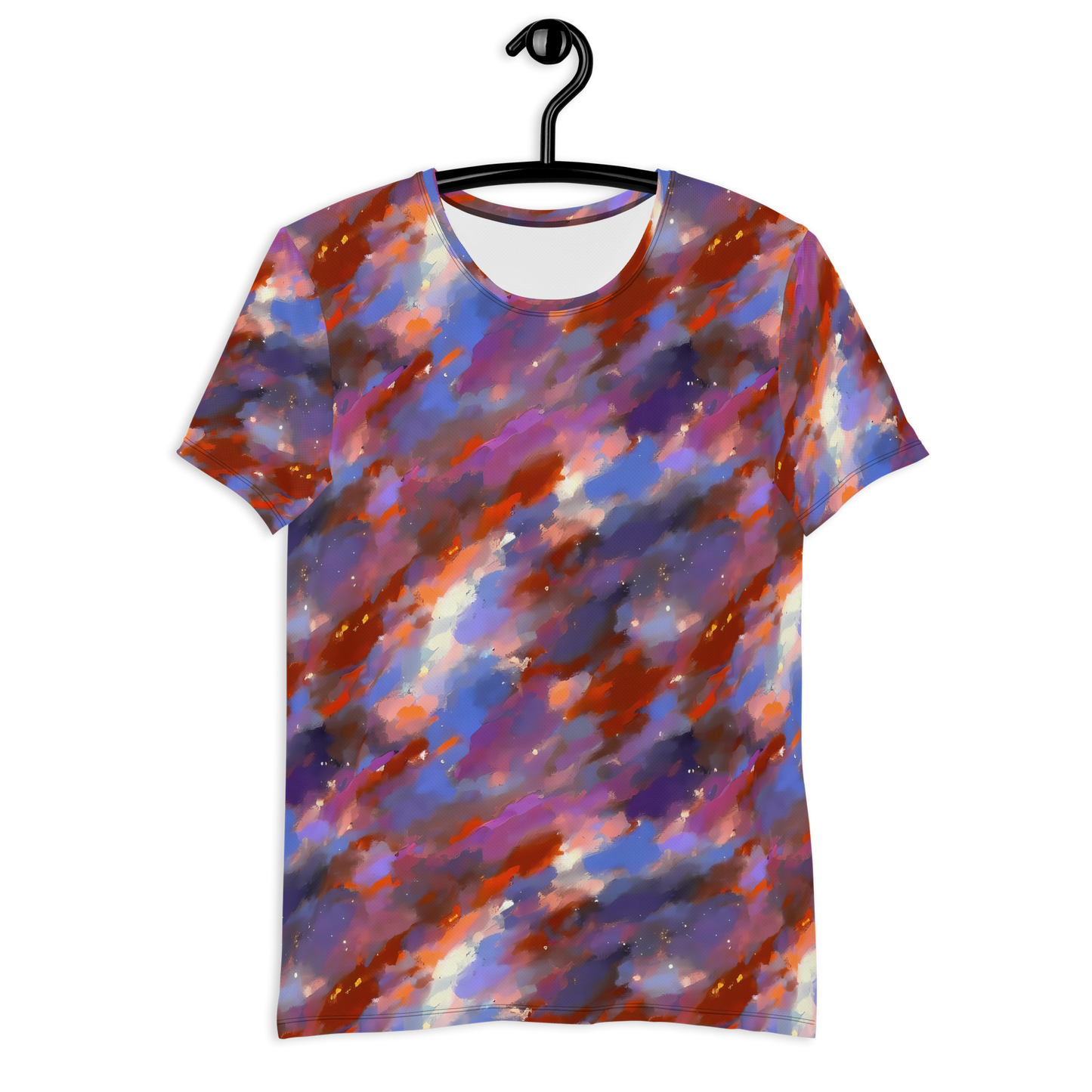 Men's Athletic T-Shirt - Celestial Brushstroke