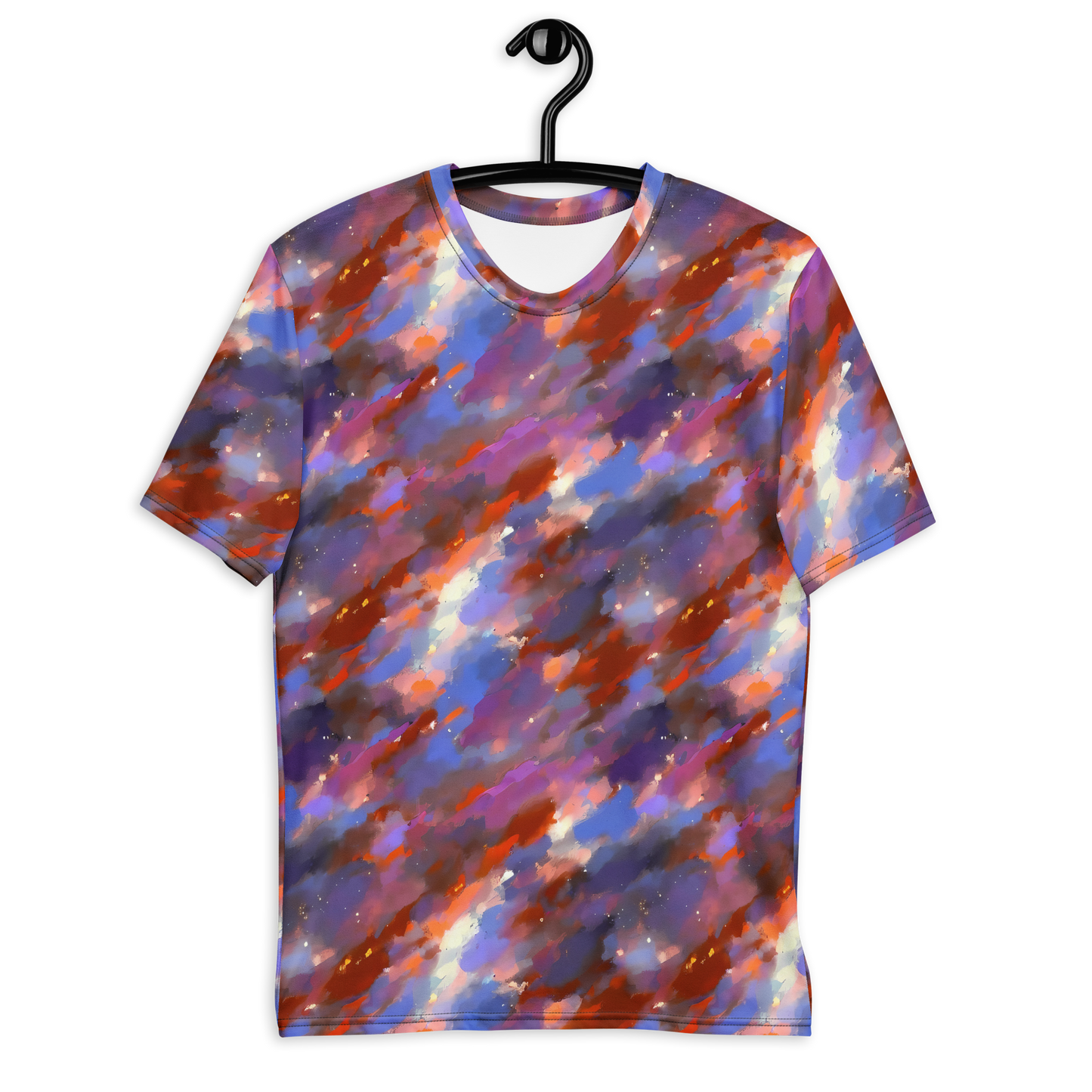 Men's Crew Neck T-Shirt - Celestial Brushstroke