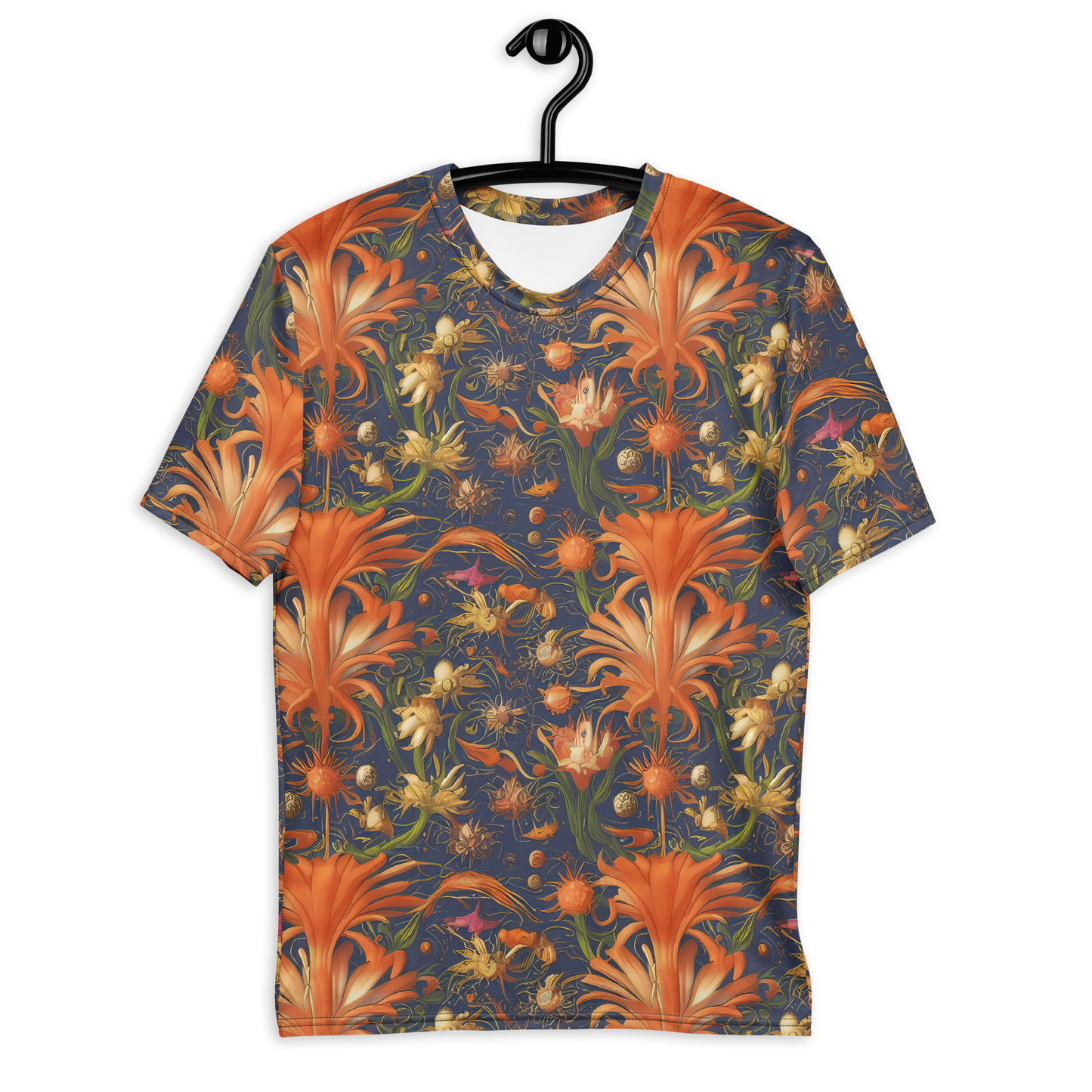 Men's Crew Neck T-Shirt - Stellar Blooms