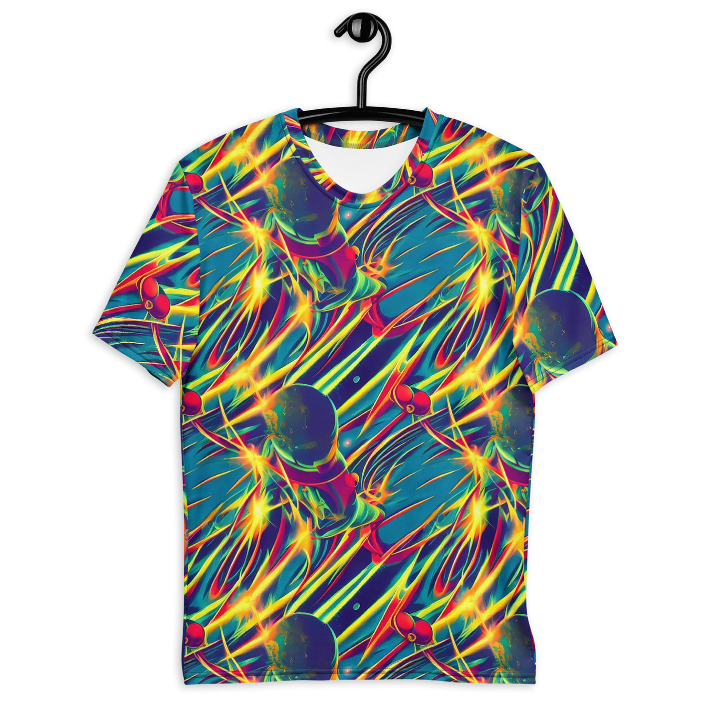 Men's Crew Neck T-Shirt - Cosmic Inferno