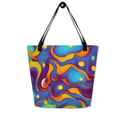 Large Tote Bag w/ Pocket - Pelton Swirl