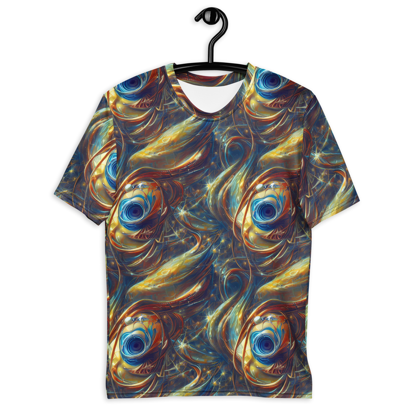 Men's Crew Neck T-Shirt - Celestial Vortex