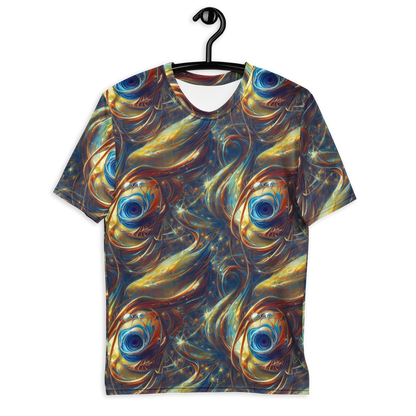 Men's Crew Neck T-Shirt - Celestial Vortex