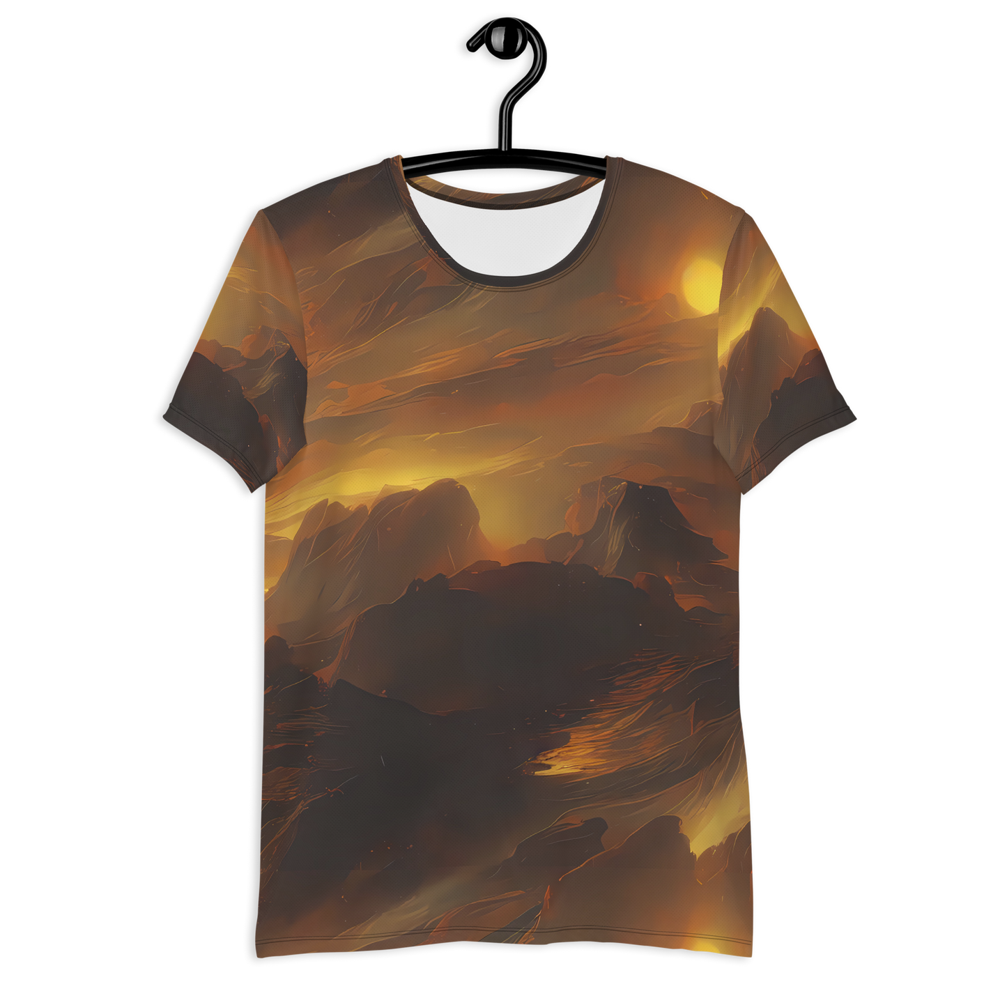 Men's Athletic T-Shirt - Sunset Shores