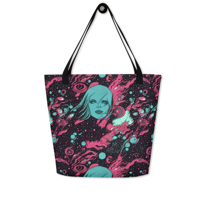 Large Tote Bag w/ Pocket - Spectral Dreamer