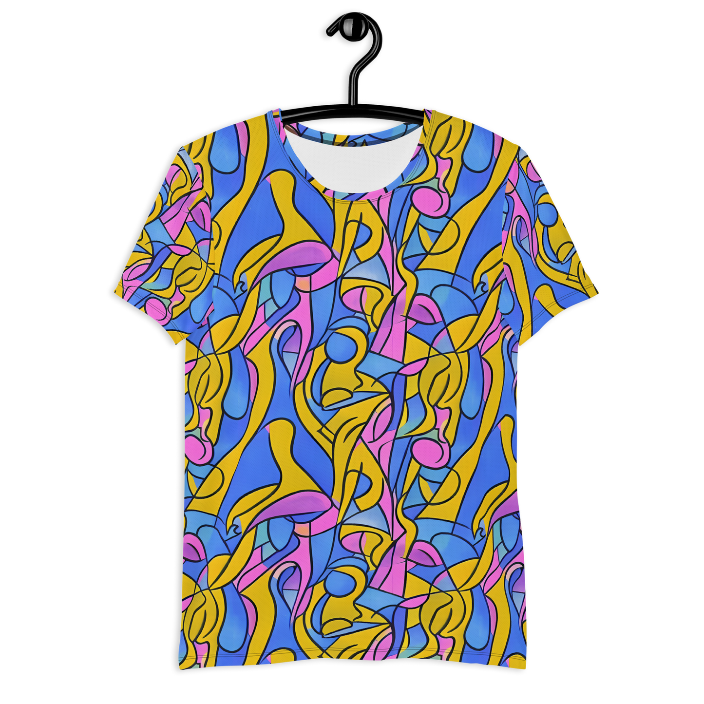 Men's Athletic T-Shirt - Cosmic Curves
