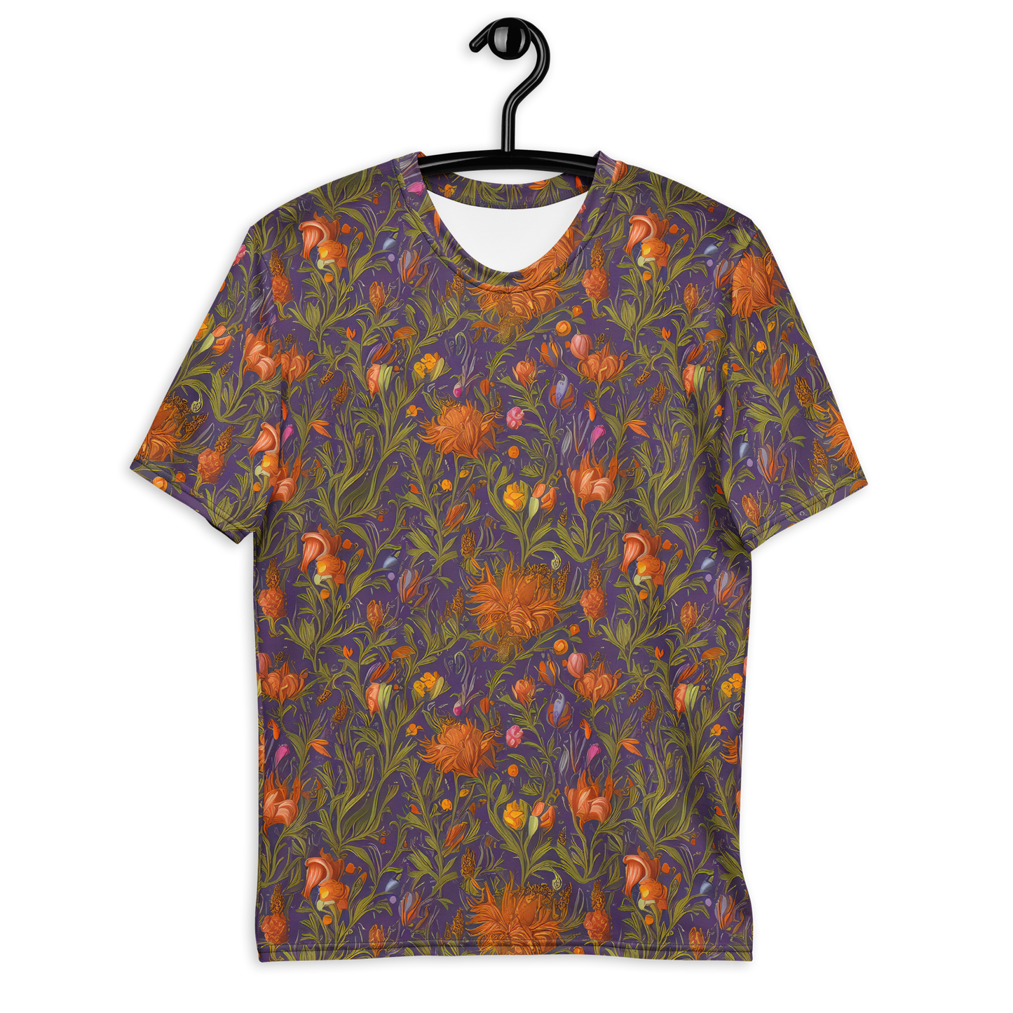 Men's Crew Neck T-Shirt - Botanical Nebula