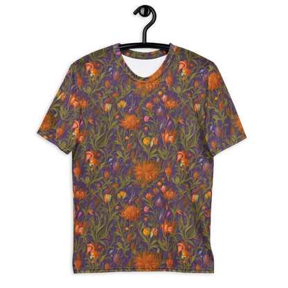 Men's Crew Neck T-Shirt - Botanical Nebula