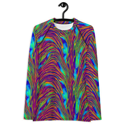 Women's Rash Guard - Lux Waves