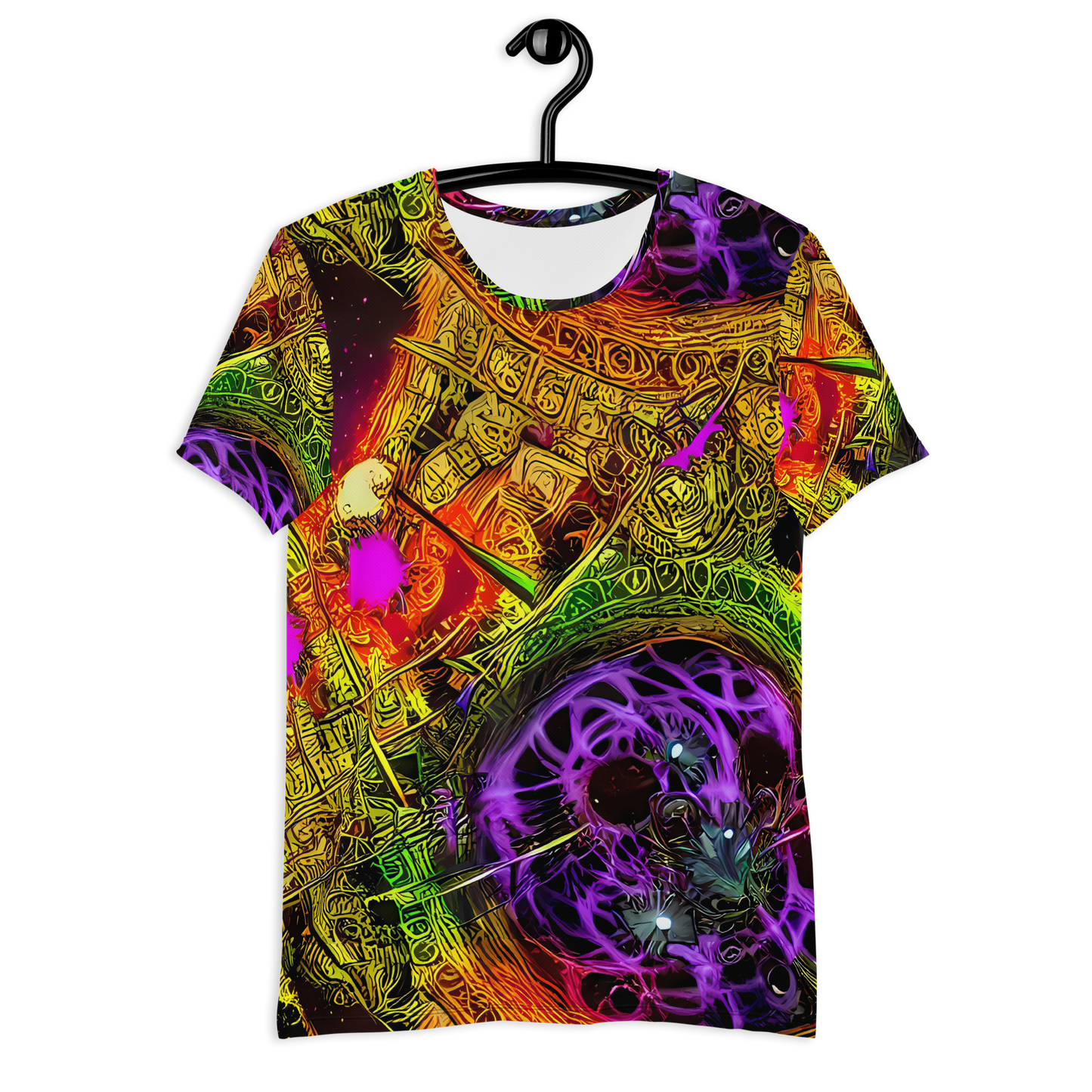 Men's Athletic T-Shirt - Neon Glyphworks