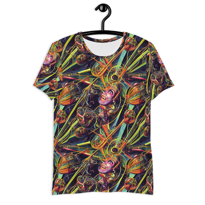 Men's Athletic T-Shirt - Psychedelic Deep Space