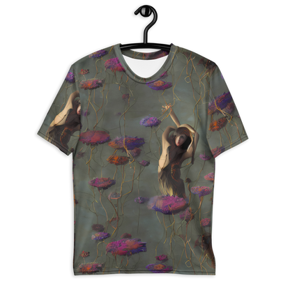 Men's Crew Neck T-Shirt - Ethereal Bloom