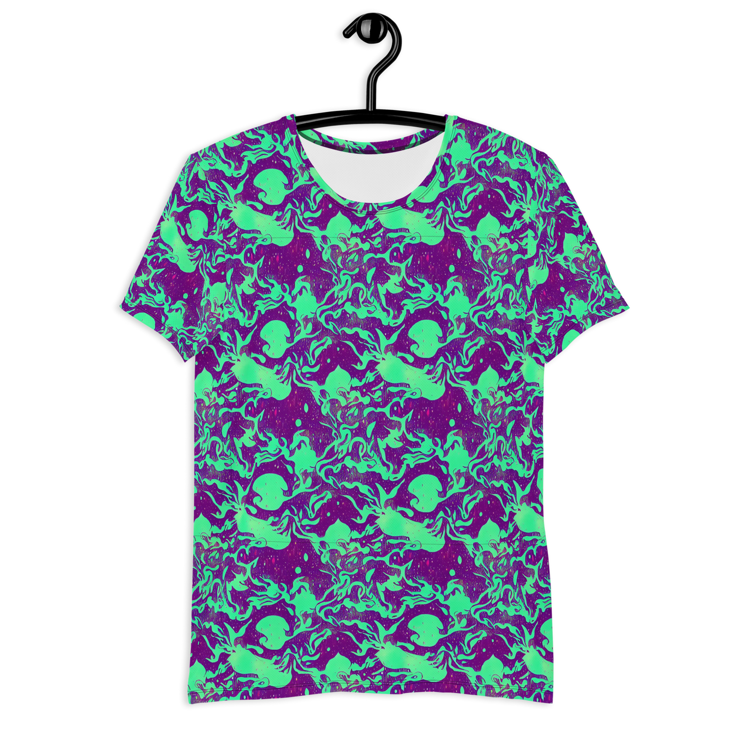 Men's Athletic T-Shirt - Alien Ripples