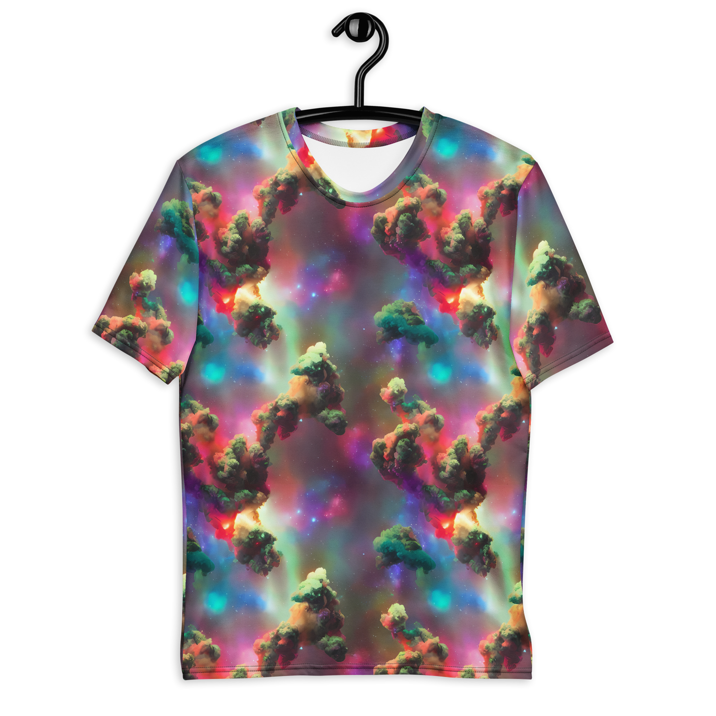 Men's Crew Neck T-Shirt - Nebula Dreams