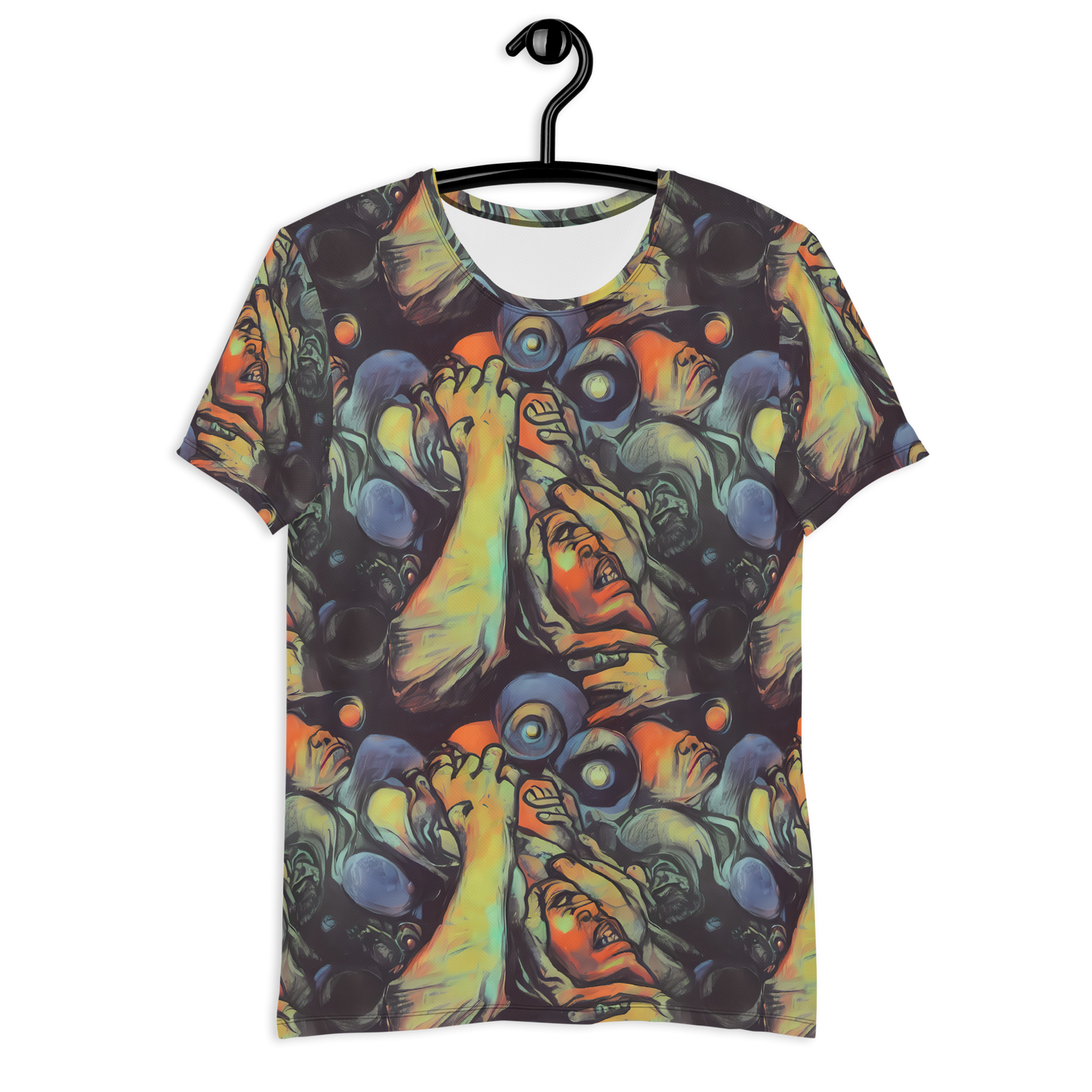 Men's Athletic T-Shirt - Cosmic Scream
