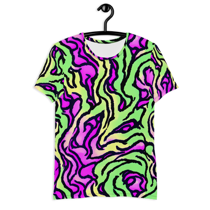 Men's Athletic T-Shirt - Mintchine Maze