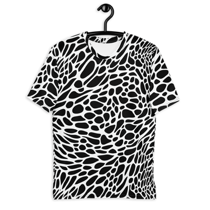 Men's Crew Neck T-Shirt - Monochrome Mystique