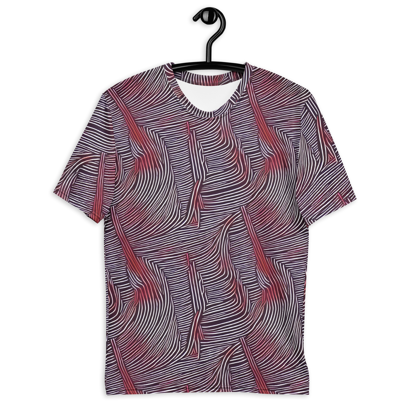 Men's Crew Neck T-Shirt - Nebula Waves