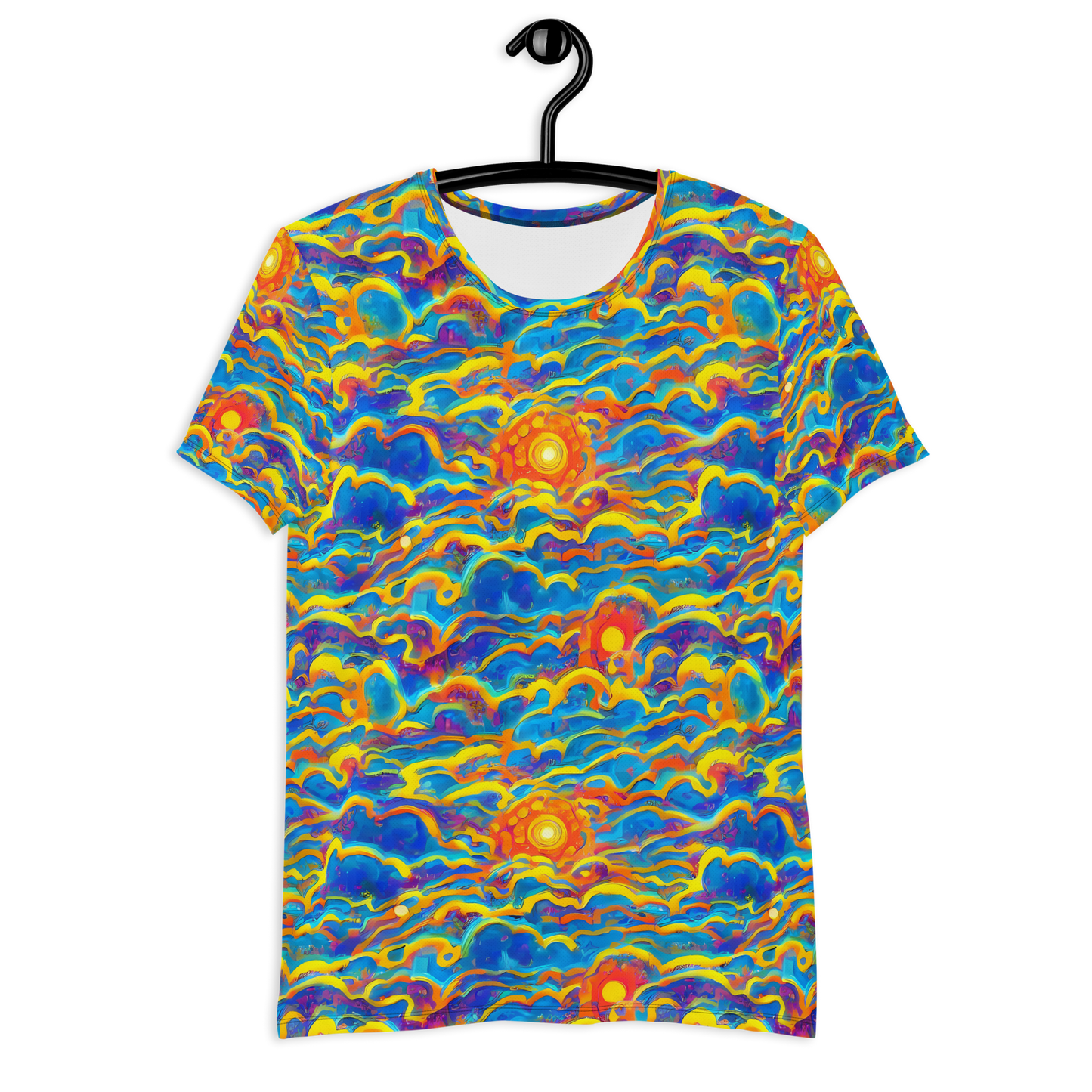 Men's Athletic T-Shirt - Chroma Ripple