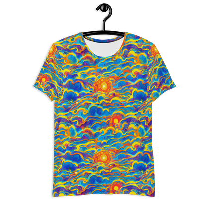 Men's Athletic T-Shirt - Chroma Ripple