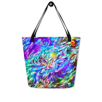 Large Tote Bag w/ Pocket - Faini Whirlwind