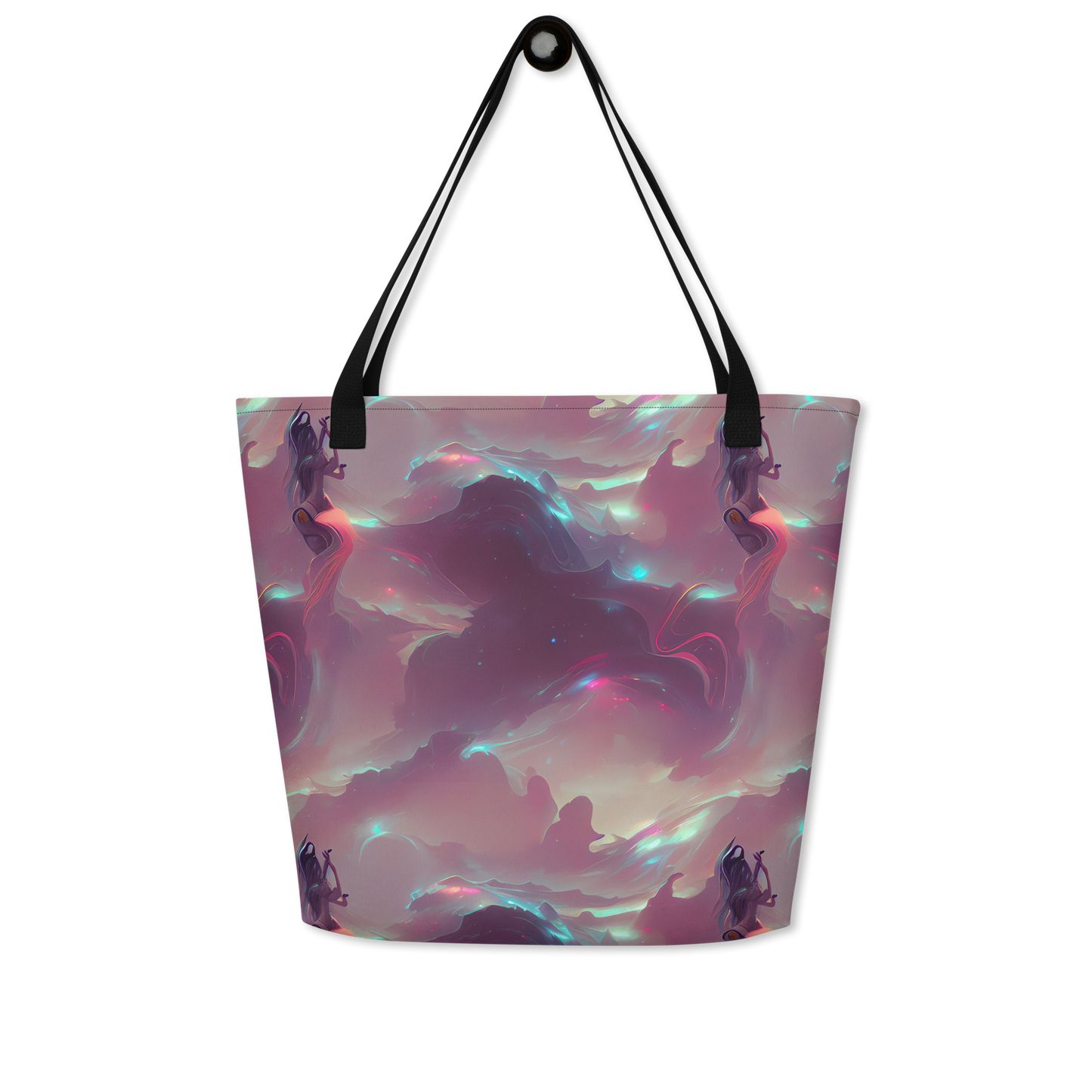 Large Tote Bag w/ Pocket - Astral Illusions