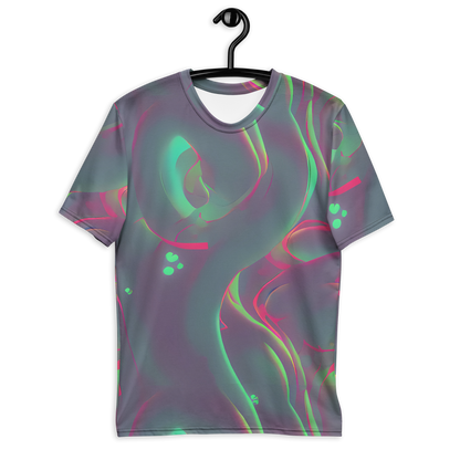 Men's Crew Neck T-Shirt - Neon Whisper