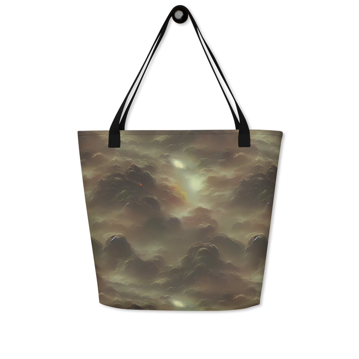 Large Tote Bag w/ Pocket - Celestial Dreamscape