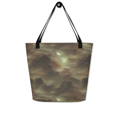 Large Tote Bag w/ Pocket - Celestial Dreamscape