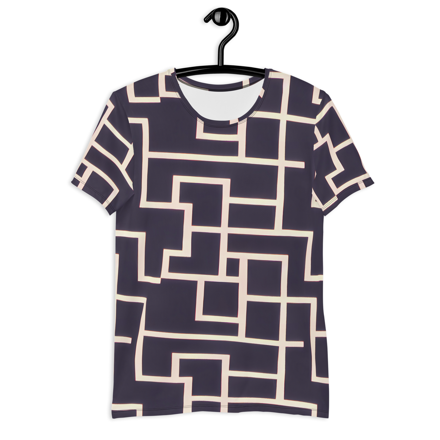 Men's Athletic T-Shirt - Gilded Gridlock