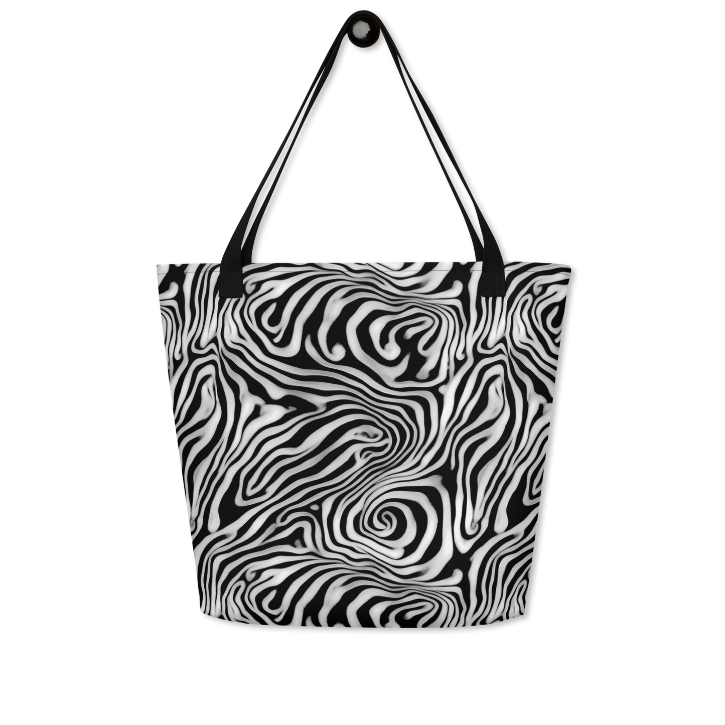 Large Tote Bag w/ Pocket - Warped Cosmos