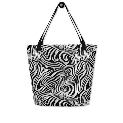 Large Tote Bag w/ Pocket - Warped Cosmos