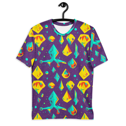 Men's Crew Neck T-Shirt - Cascading Prism